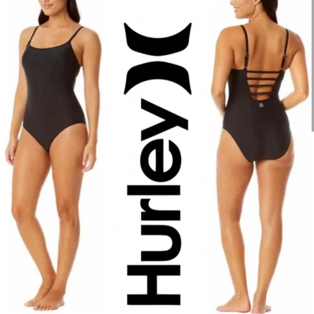 Hurley ✨ XL • Black • One Piece Swimsuit - Picture 3 of 4